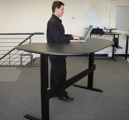 height adjustable sit stand desk