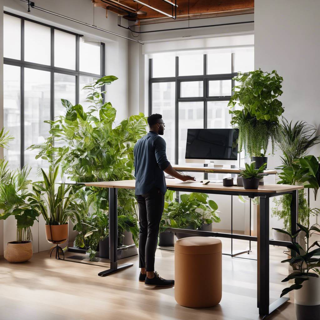 Enhance Workplace Wellbeing with Adjustable Height Standing Desk